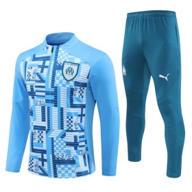 Olympique de Marseille Sweatshirt Za Trening Četvrt-Zip 2024-25 Plava